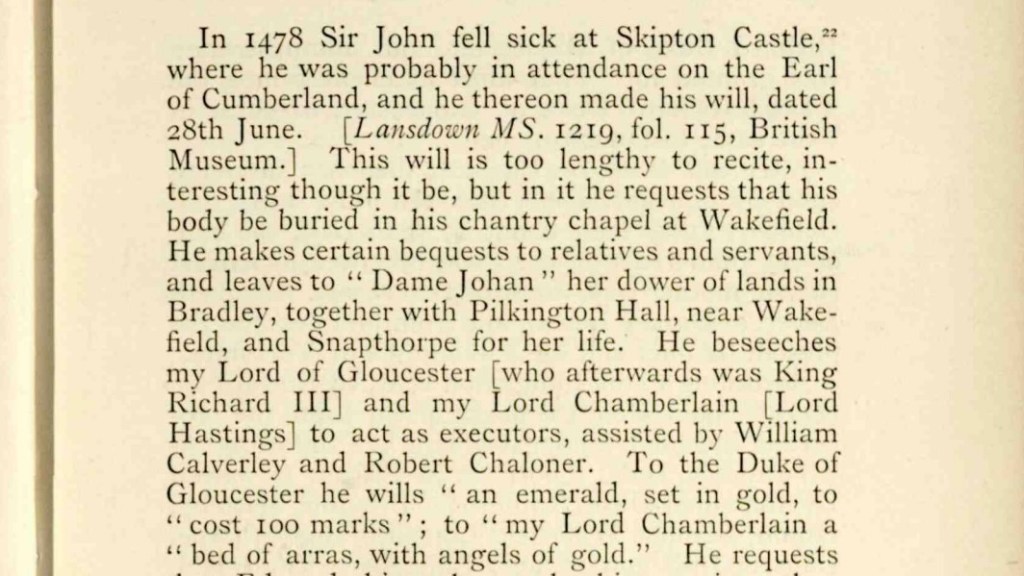 The jewel desired by Richard III: Pilkington’s jewel